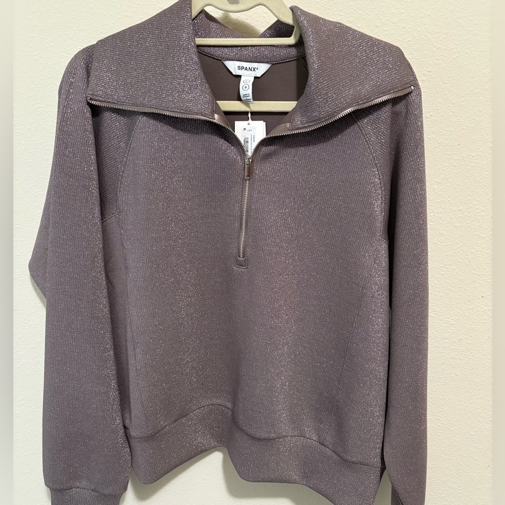 Spanx 1/4 zip sweatshirt